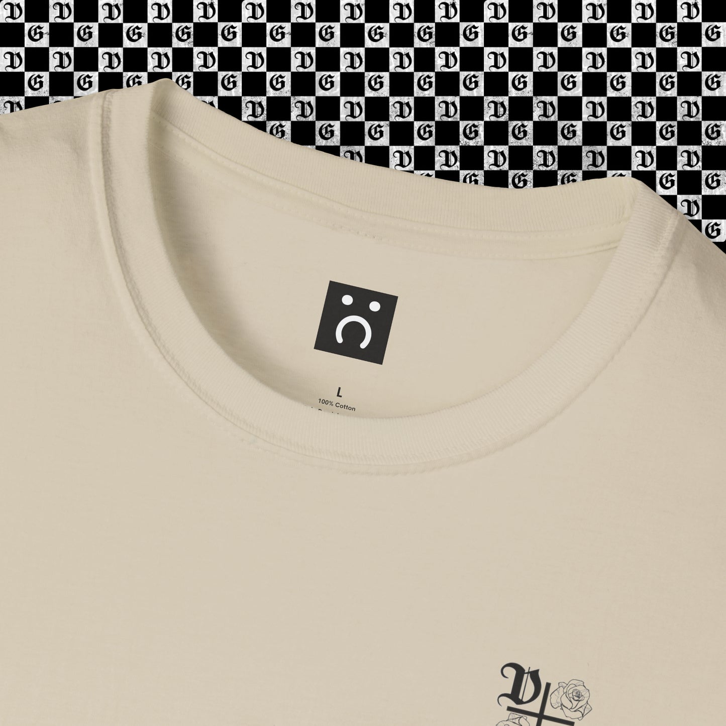 "Damnaged Checkers" Tee