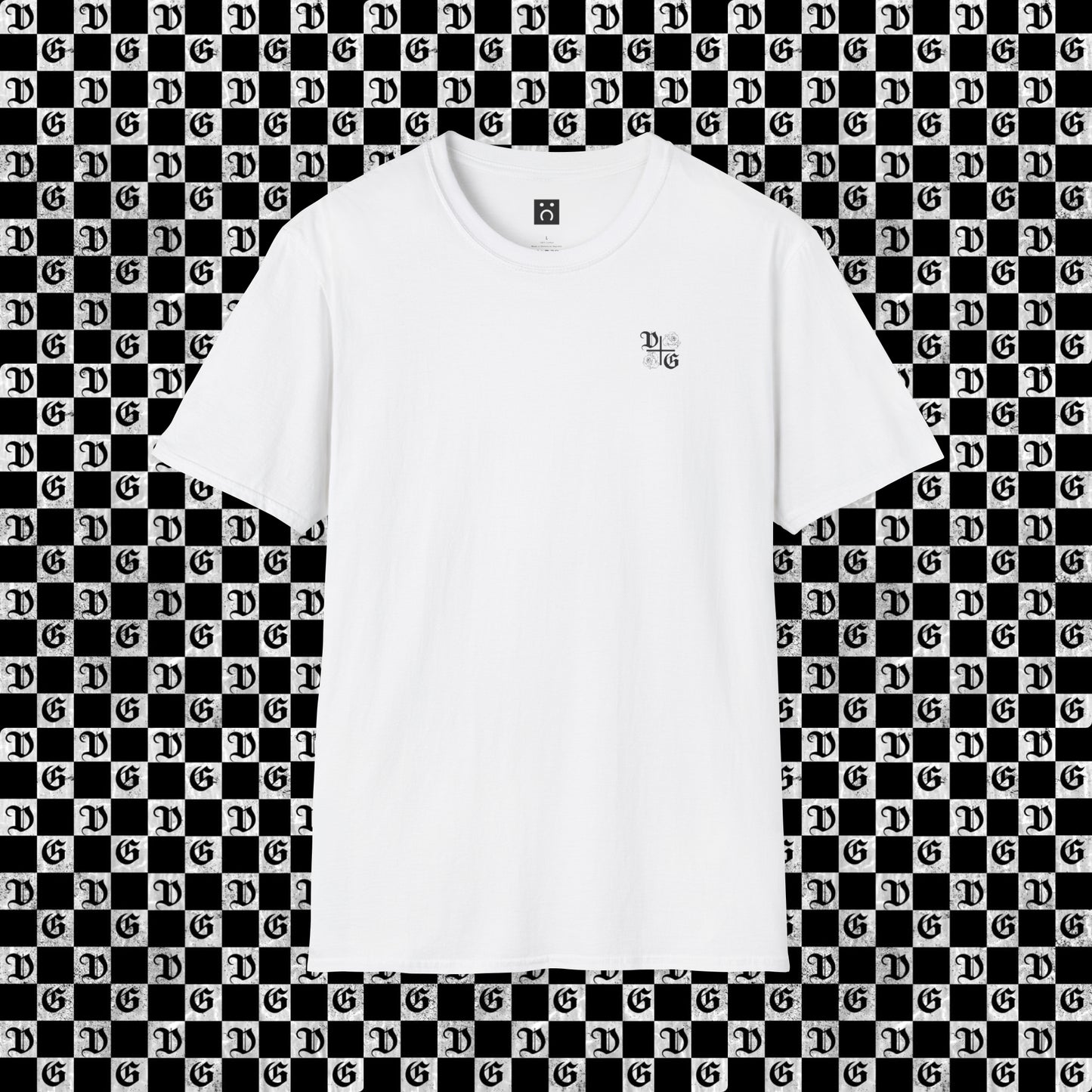 "Damnaged Checkers" Tee