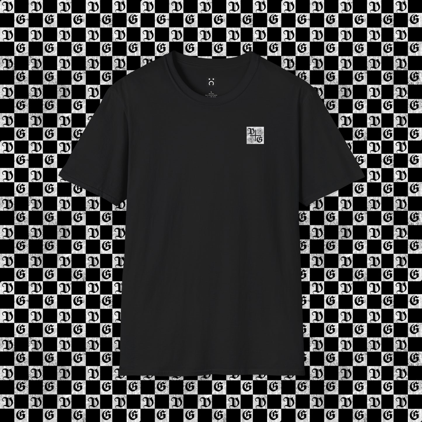 "Damnaged Checkers" Tee