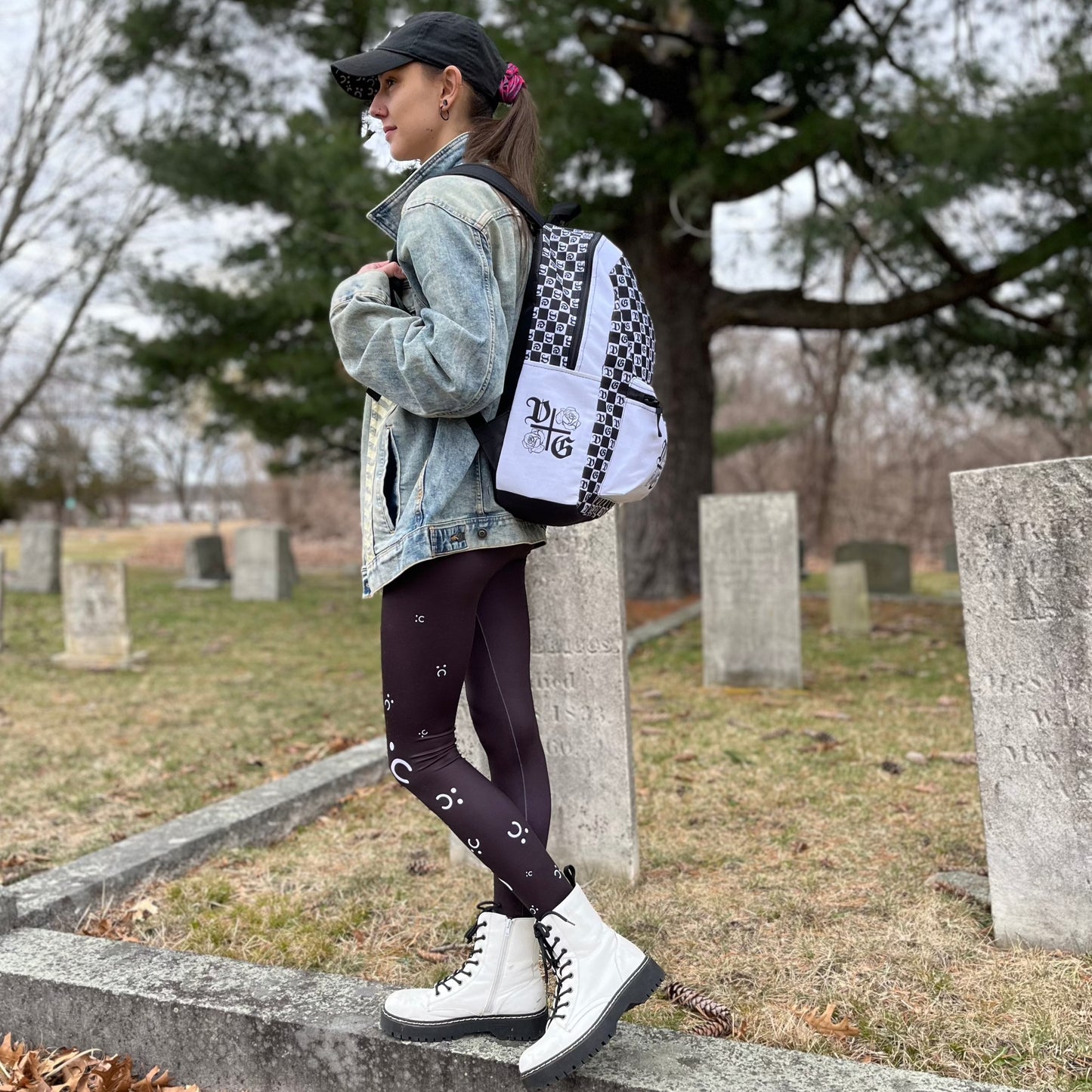 "Damnaged Checkers" Backpack