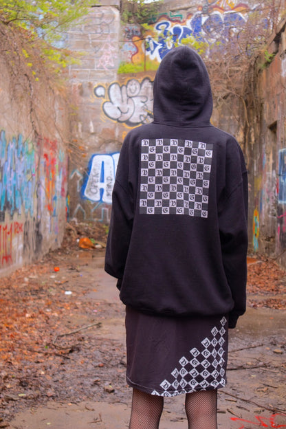 "Damnaged Checkers" Hoodie