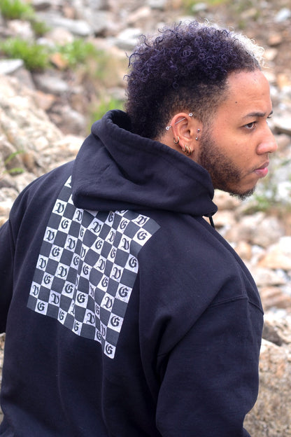 "Damnaged Checkers" Hoodie