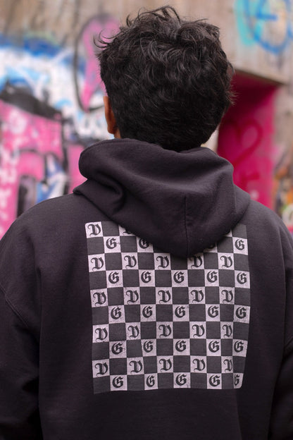 "Damnaged Checkers" Hoodie