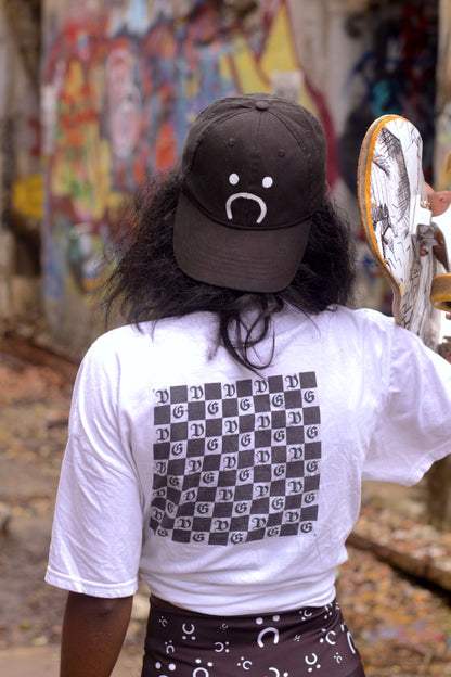 "Damnaged Checkers" Tee