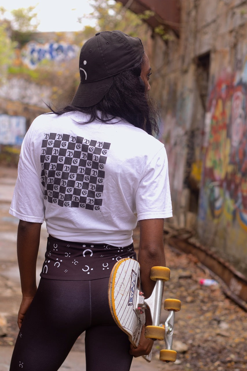 "Damnaged Checkers" Tee