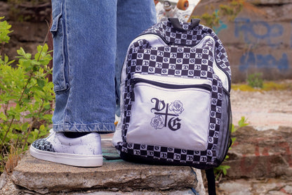 "Damnaged Checkers" Backpack